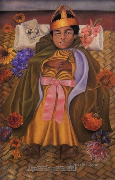 Frida Kahlo Painting - The Deceased Dimas feminism Frida Kahlo